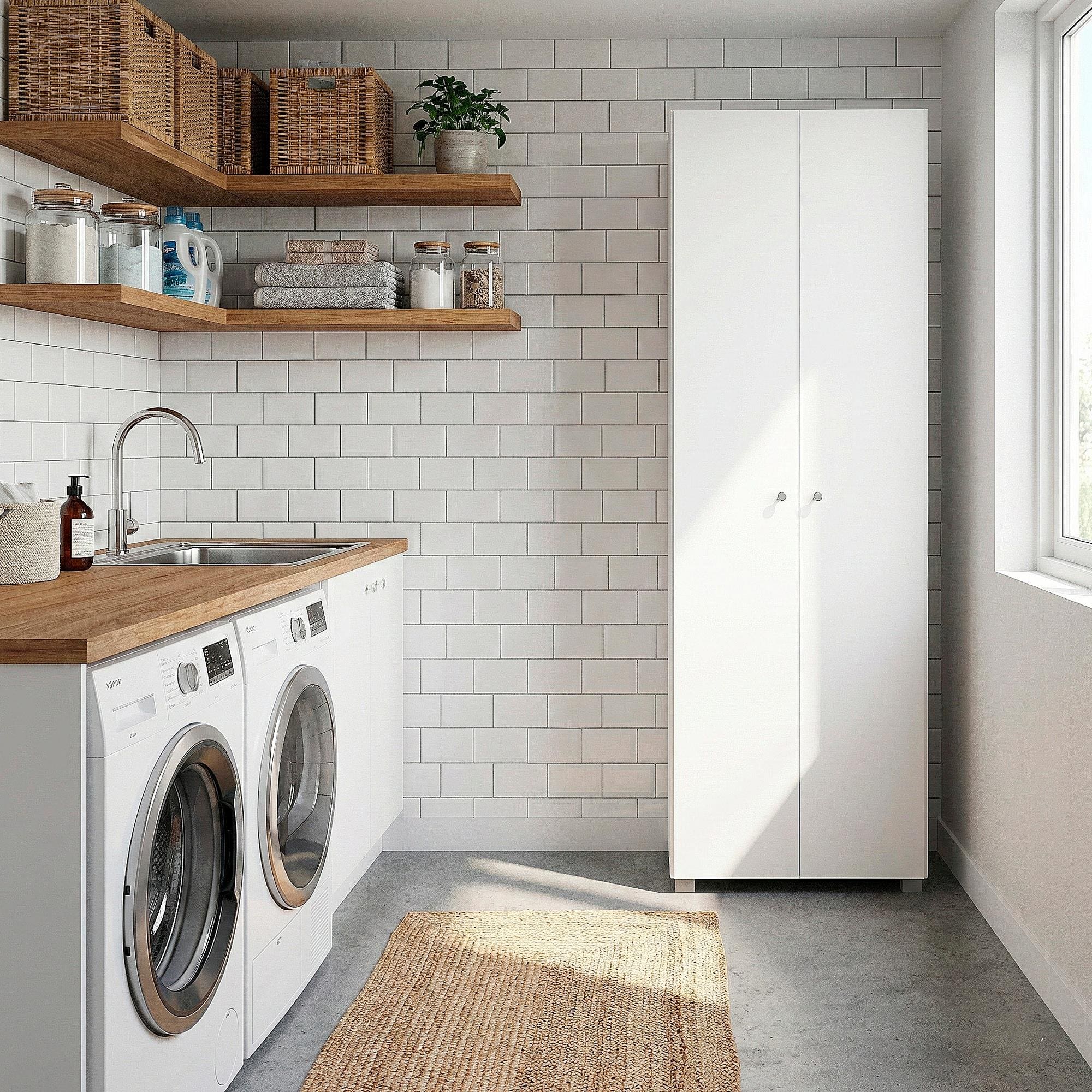 Armário Multiuso Bartira New Clean Branco 2 Portas em MDP com 3 Prateleiras