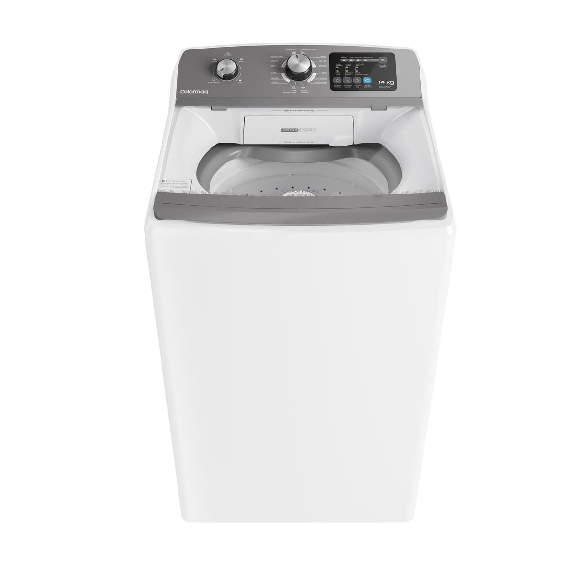 Lavadora de Roupas Colormaq LCA 14 14kg 16 Programas Turbo Lavagem Branca