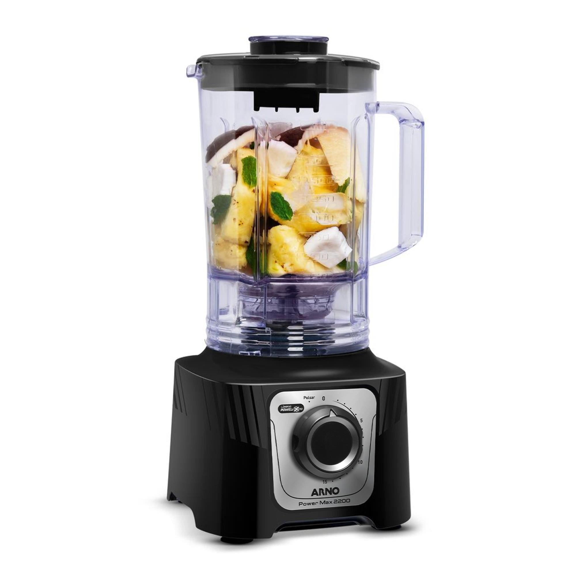 Liquidificador Arno Power Max LN66 2200W 3,1L 15 Velocidades Preto