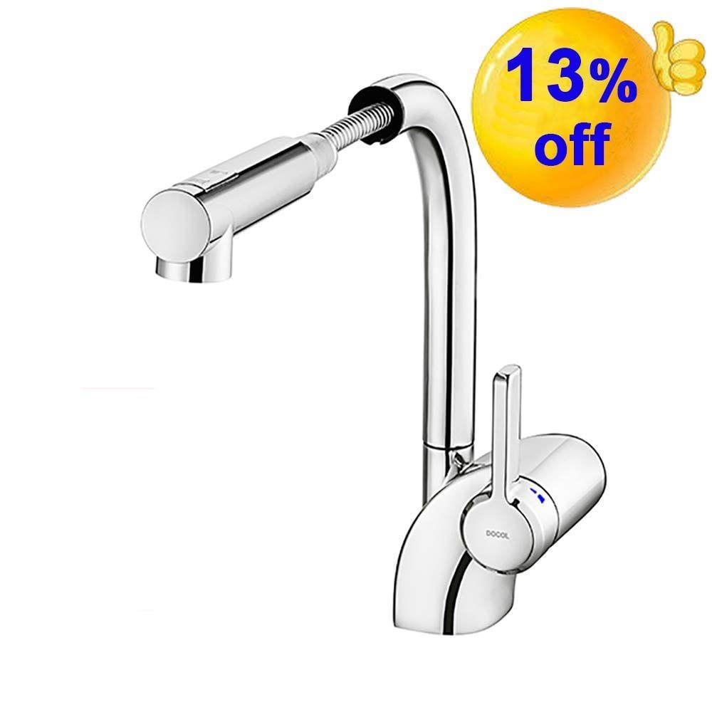 Misturador Monocomando Para Cozinha De Mesa Massima Cromado Docol
