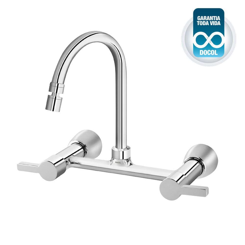 Misturador Para Cozinha Docol De Parede Bica Alta Chess