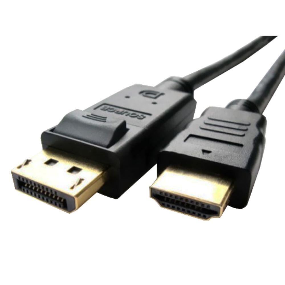 Cabo Conversor Displayport Para Hdmi - 1,8 Metros (Displayport M X Hdmi M)