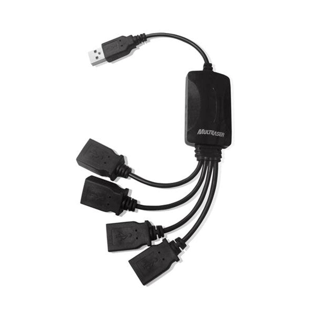 Ac.Hub Usb Cables 2.0 4 Portas Preto