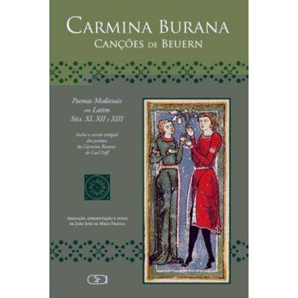 Livro - Carmina burana cancoes de beuern