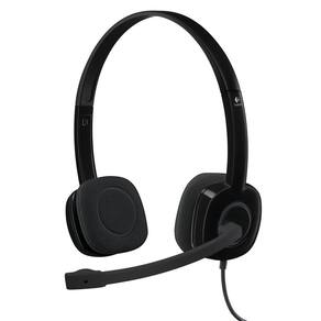 Headset Logitech Estéreo H151 - Preto