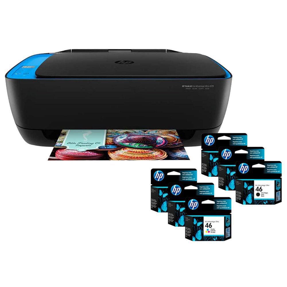 Cartucho de tinta hp ink advantage ultra 46 preto cz637al | Ponto