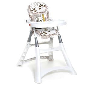 Cadeira de Refeição Alta Galzerano Premium Panda 5070PA - Branco