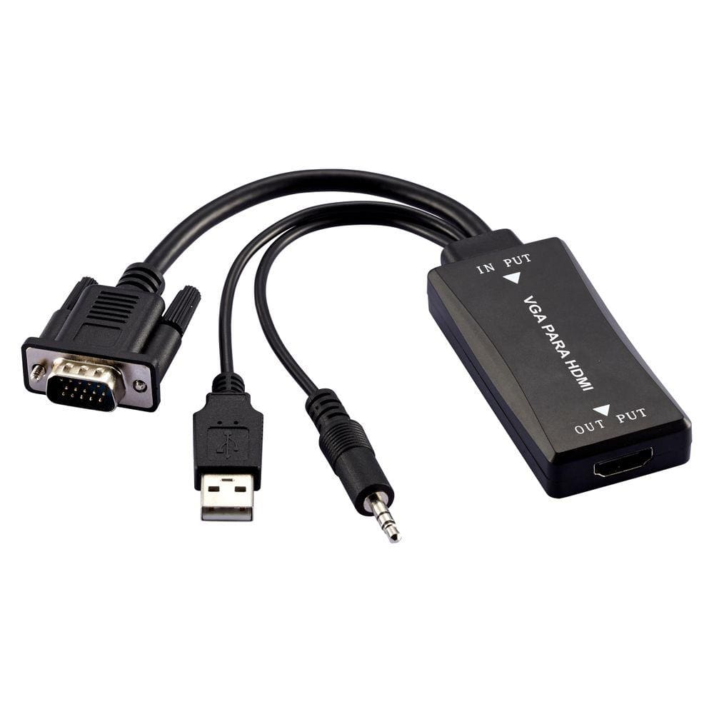 Cabo Conversor VGA - HDMI com Áudio - Multilaser WI280