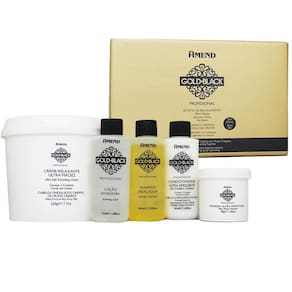 Kit Relaxamento Gold Black Guanidina - Amend