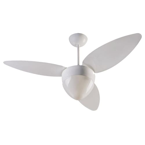 Ventilador de Teto Ventisol Aires com Lustre e 3 Velocidades - Branco - 110v Menor preço em Ventilador de Teto Ventisol Aires com Lustre e 3 Velocidades - Branco - 110v