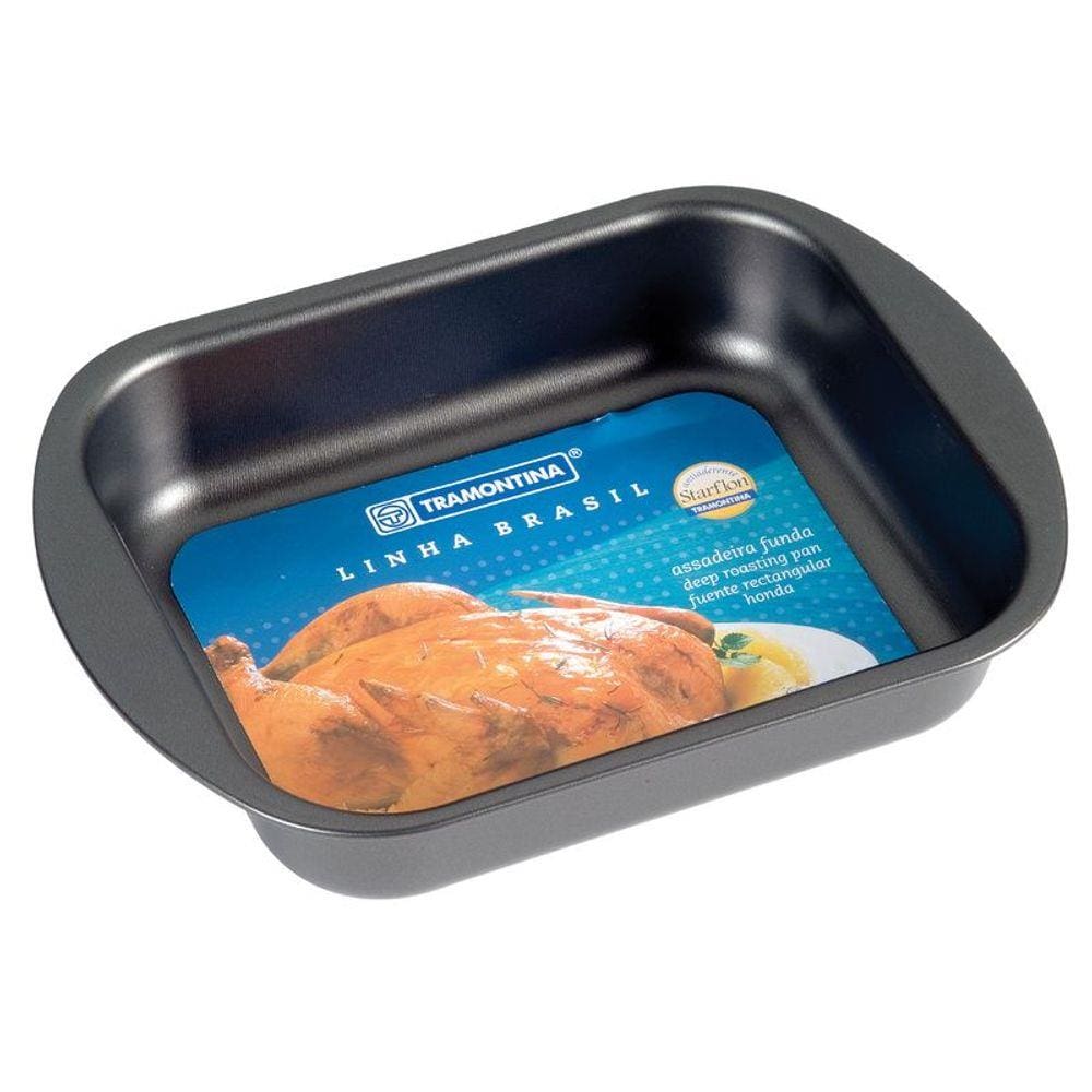 Assadeira Funda Antiaderente Brasil 28 cm - Tramontina