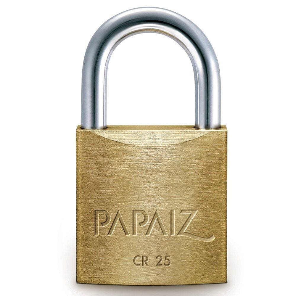 Cadeado Em Latão Cr25 - Papaiz