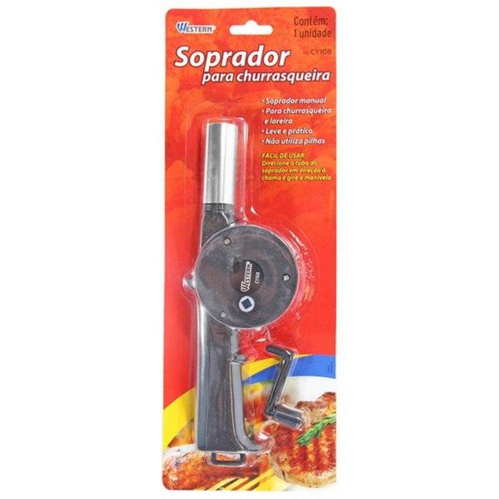 Soprador Para Churrasqueira Manual Western Cy108