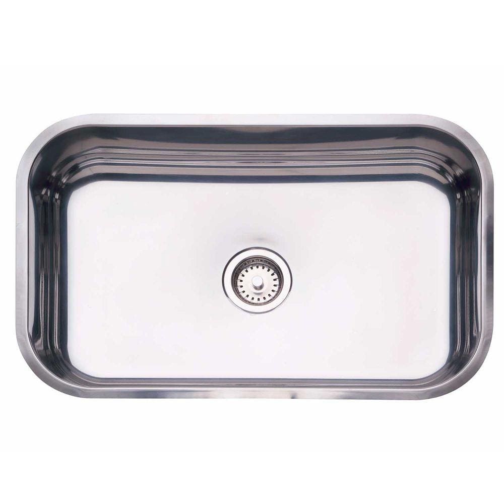 Cuba de Embutir para Cozinha Tramontina Retangular 47 BL Válvula de 3.1/2 Inox