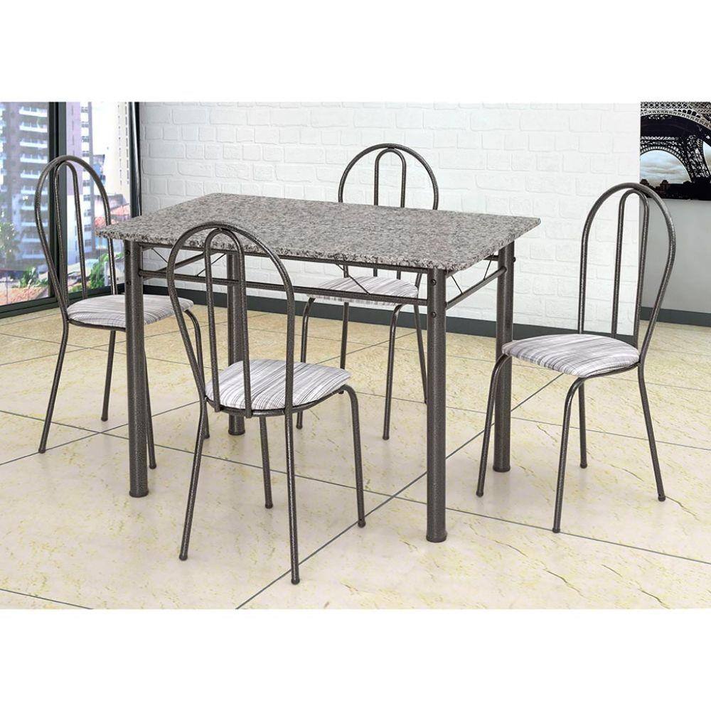 Conjunto de Mesa - 4 Cadeiras Monique Artefamol