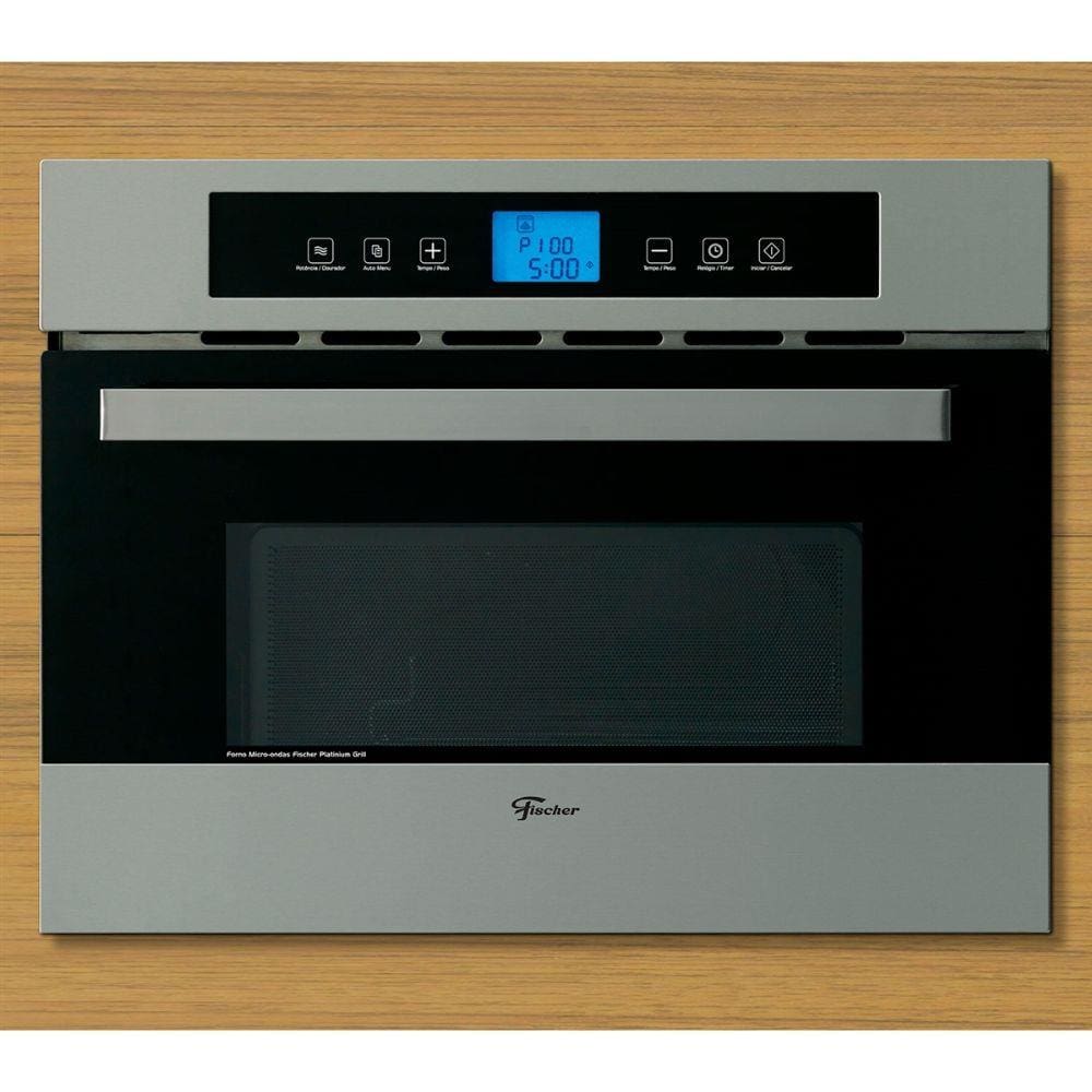 Forno Micro-Ondas de Embutir Fischer Platinium 34 Litros