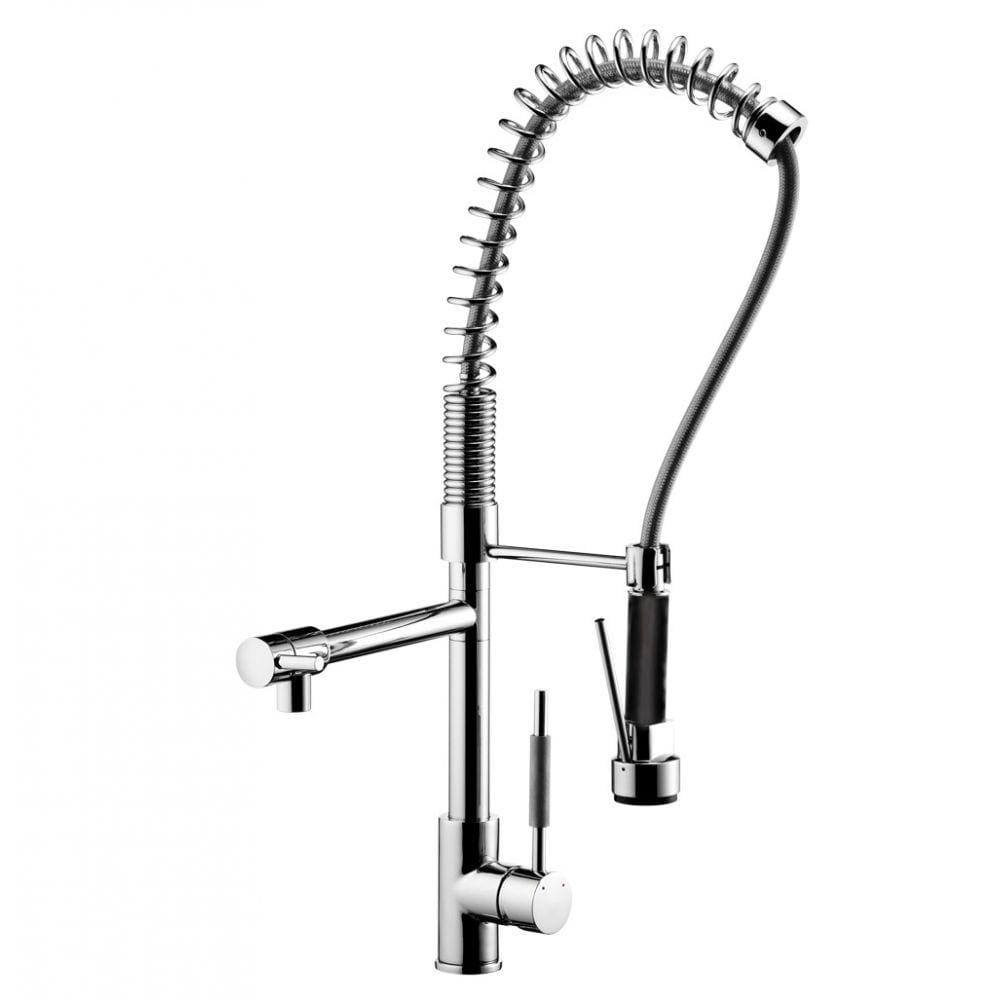 Misturador Monocomando para Cozinha com Ducha Especial 2267 C76 LorenKitchen Cromado Lorenzetti