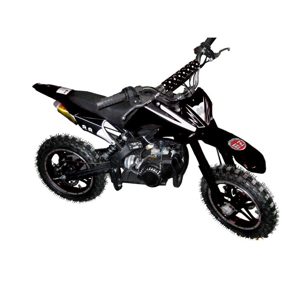 Mini Moto Infantil Gasolina 2 Tempos 49CC Cross Trilha Off Road Importway  WVDB-006 Dirt - PRETO