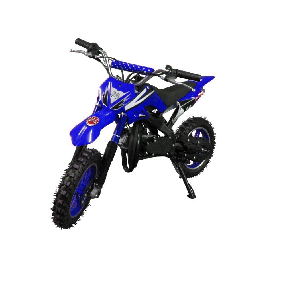 Mini Moto Infantil Gasolina 2 Tempos 49CC Cross Trilha Off Road Importway  WVDB-006 Dirt Azul