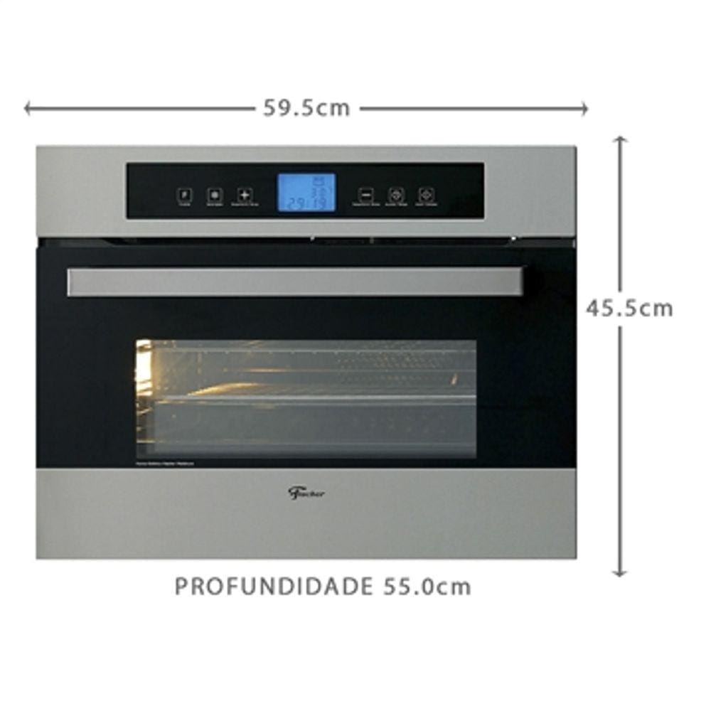 Forno Elétrico de Embutir 43 Litros Platinium - Fischer