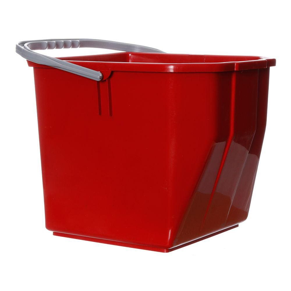 Balde de Plástico Vermelho com Capacidade para 25 Litros TTS