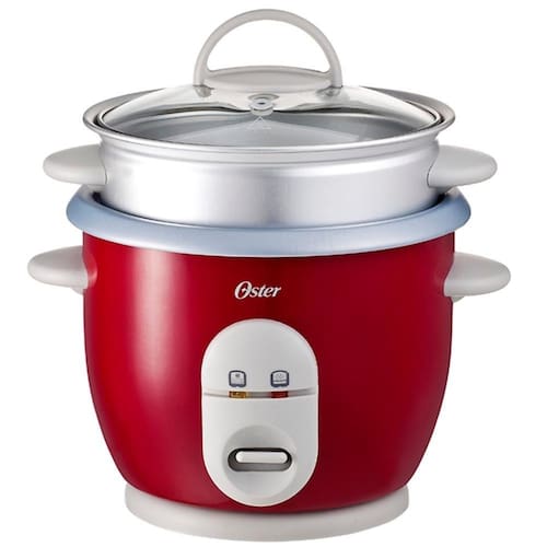 imagem-Panela Elétrica Multiuso Capacidade 3 Copos 4723 Vermelha Oster  - 110v
