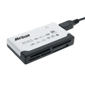 Leitor de Cartões de Memória Multilaser AC00076ML 46 em 1