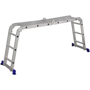 Escada Multifuncional 4X3 12 Degraus com Plataforma em Aço - Mor 5133