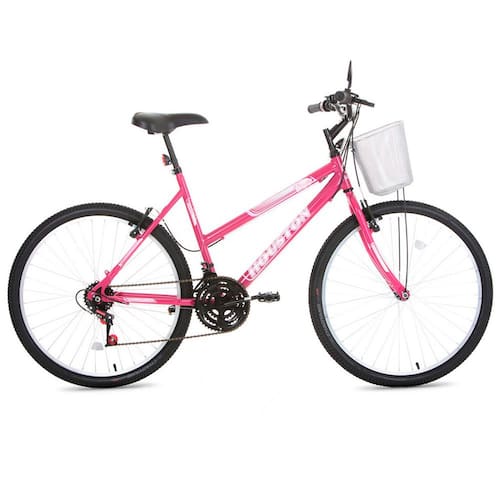 imagem-Bicicleta Aro 26 Houston Foxer Maori com 21 Marchas - Rosa Pink