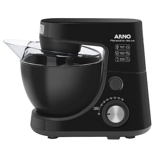 imagem-Batedeira Planetária Deluxe 8 Velocidades 1 Tigela SX82 300W Preta - Arno - 220V