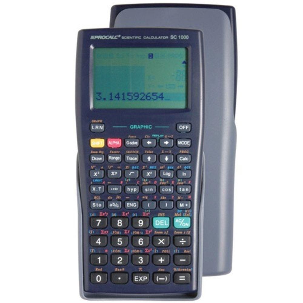 Calculadora Científica Procalc Sc1000 - 360 Funções, Visor Gráfica De Lcd 58X38Mm, Cálc. Integral (Cr2032)