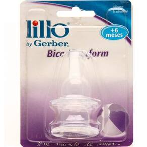 Bico p/ Mamadeira Lillo de Silicone Natuform Fase 2