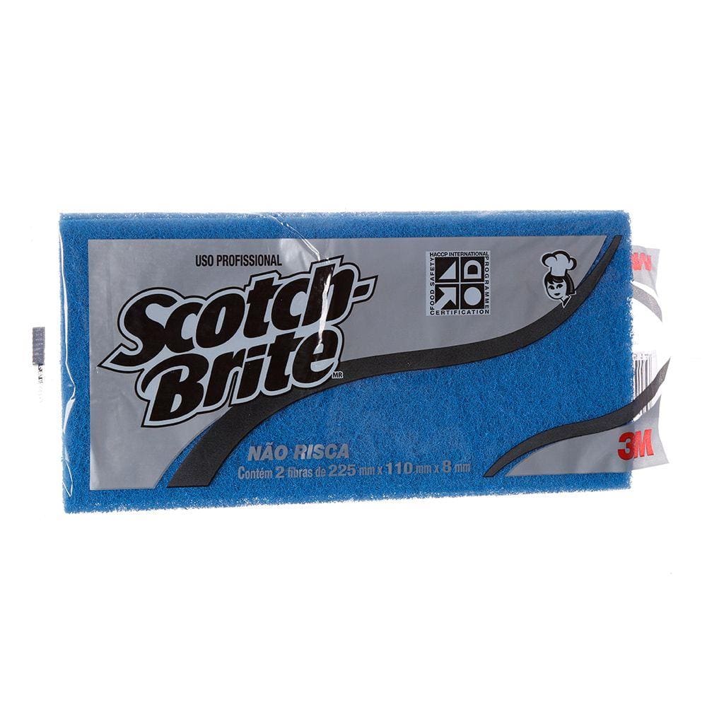 Fibra Multiuso Azul com 2 Unidades Scotch-Brite 3M