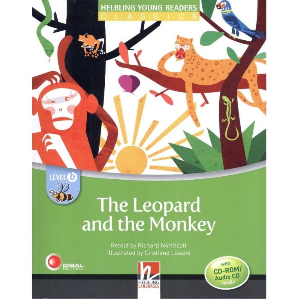 Leopard And The Monkey, The - With Cd Rom And Audio Cd - Level B