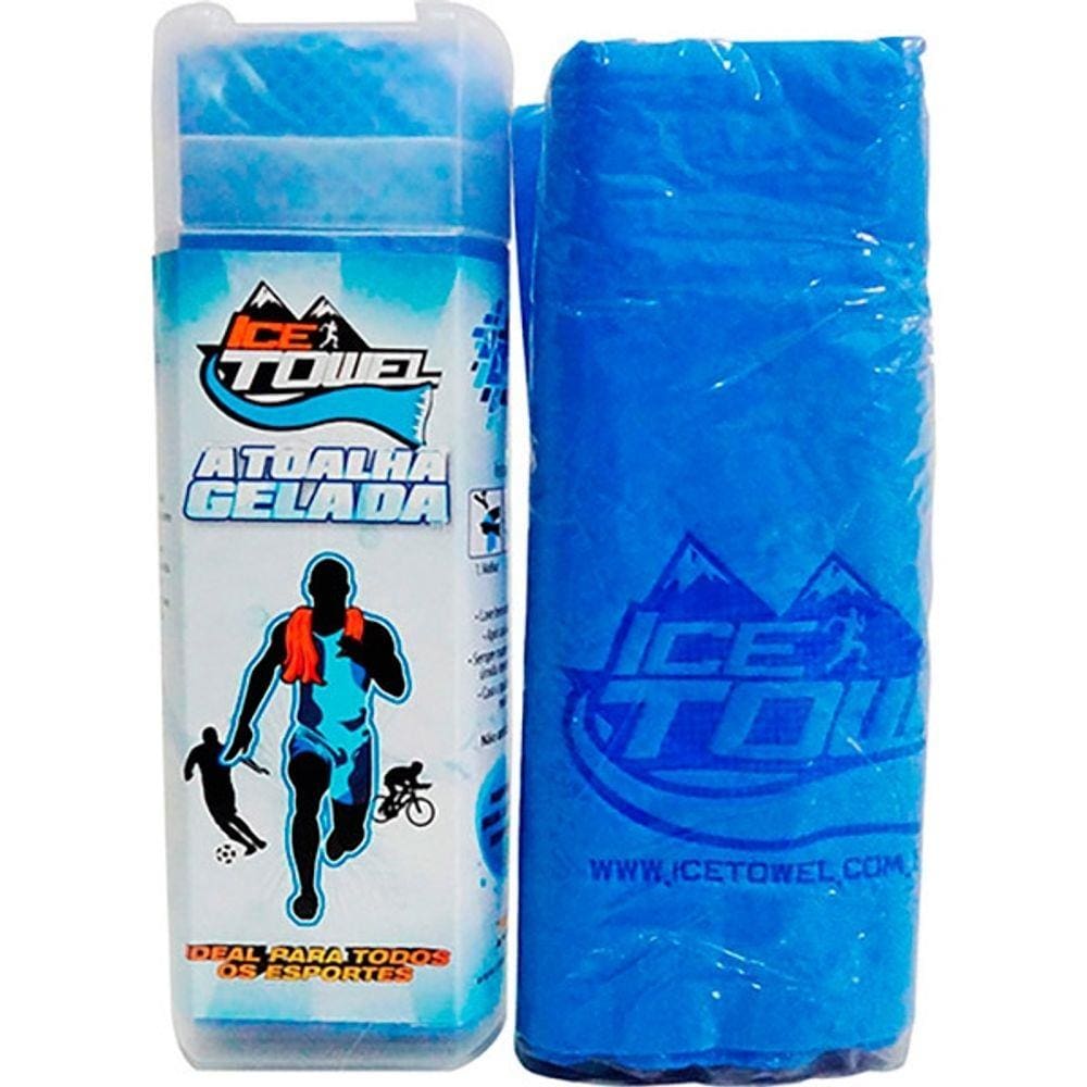Toalha Gelada Esportiva Ice Towel Tam P Ahead Sports Azul