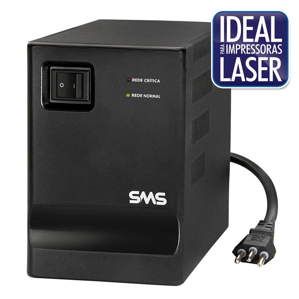 Estabilizador SMS Progressive Laser III 16218 2000va Bivolt