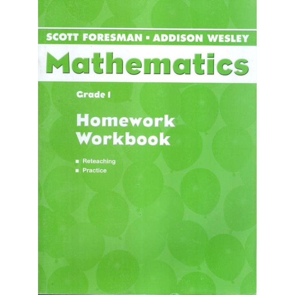 Scott Foresman Addison Wesley Math 2005 Homework Workbook Grade 1