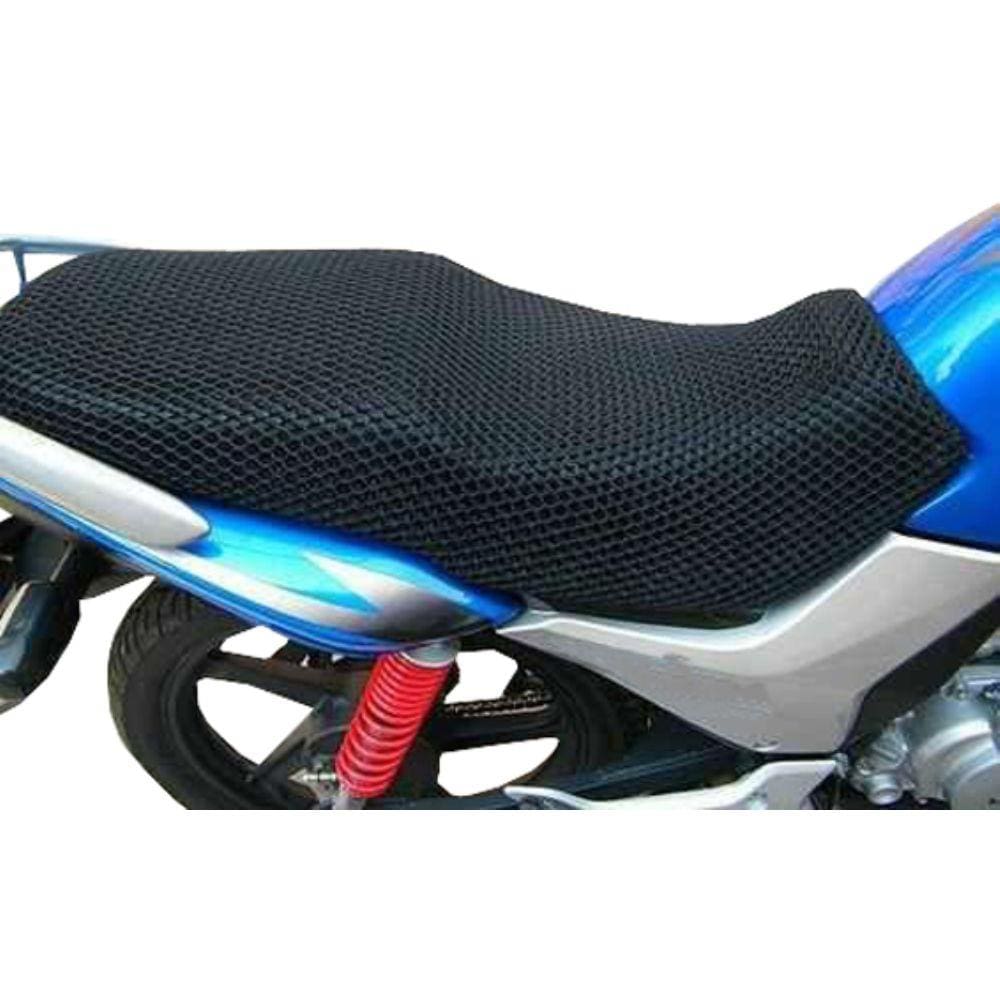 Capa De Banco Moto Termica Impermeavel Ventilada Cor Preta