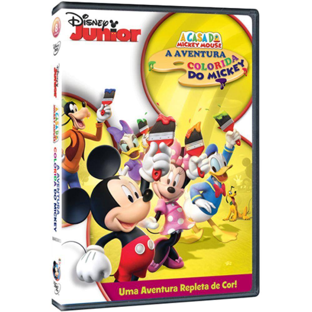 Dvd A Casa Do Mickey Mouse Uma Aventura No Mundo Das Cores Disney Dvd A Casa Do Mickey Mouse Uma Aventura No Mundo Das Cores Disney