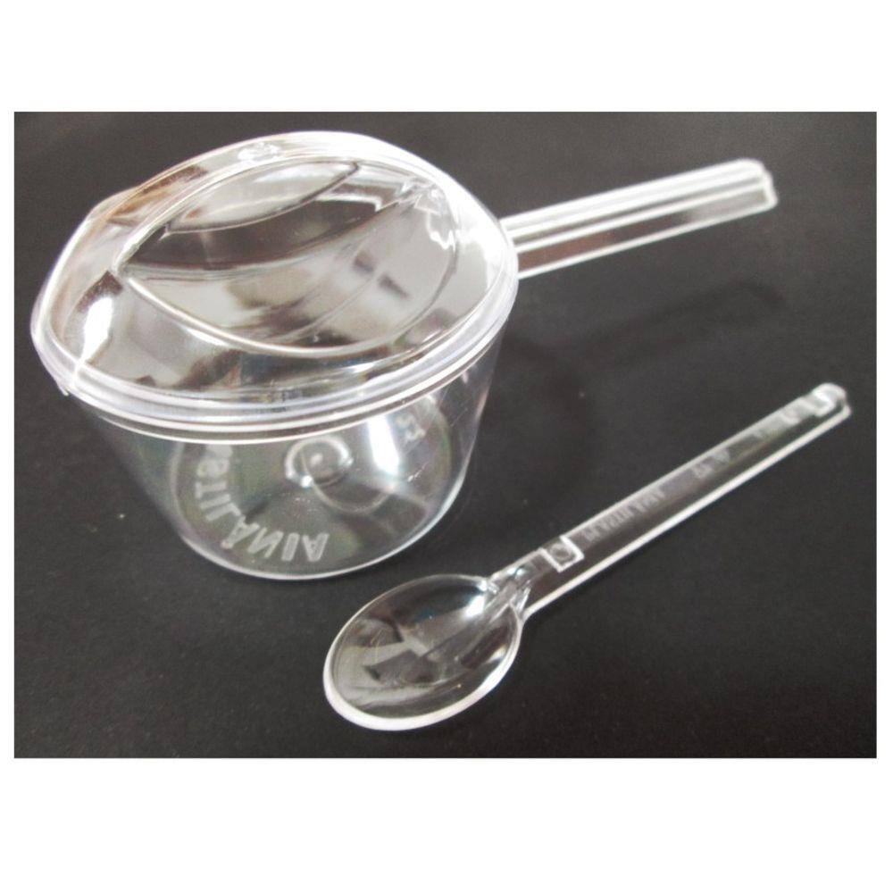 Mini Panela Para Brigadeiro + Colher De - 5 Unidades