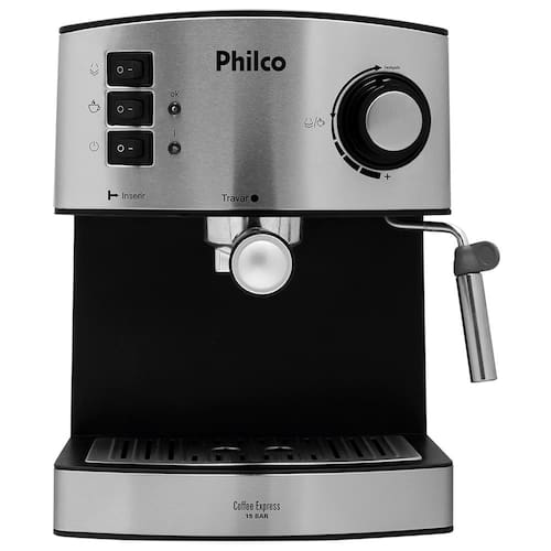 imagem-Cafeteira Expresso Philco Coffee Express - Inox - 15 Bar - 220 V