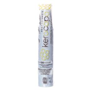 Copo de Plástico Descartável PS Branco de 300ml Pacote com 100 Unidades Kerocopo