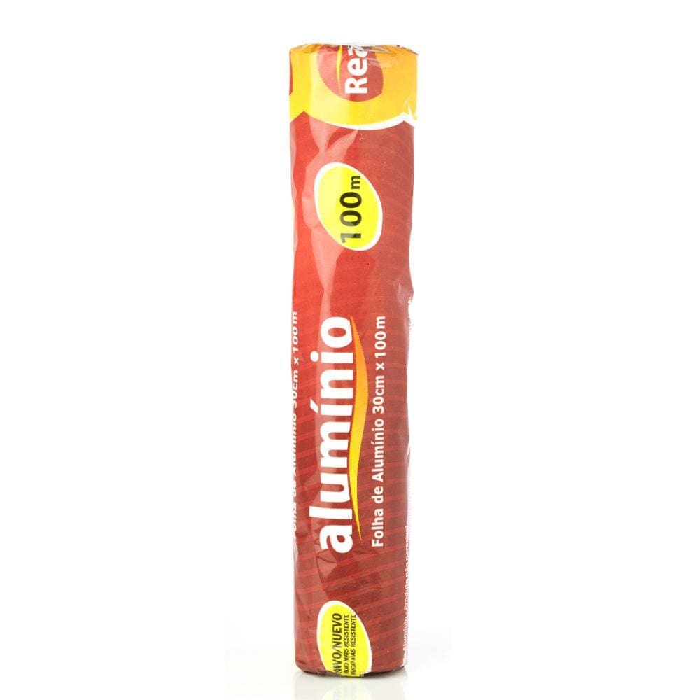 Rolo de Alumínio 30cm x 100m Real