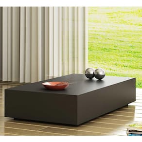 Mesa de Centro Retangular Uvim - Preto