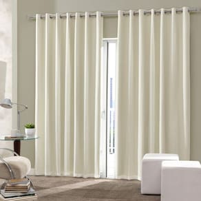 Cortina Blackout de Sala e Quarto em Tecido 4,00 x 2,50 | Admirare - Bege Claro