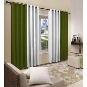 Cortina Para Sala Vicenza Bicolor 3,00x2,50 Verde | Admirare