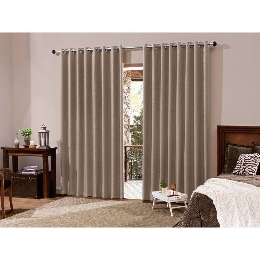 Cortina Blackout de Sala e Quarto Em Tecido 3,00 x 2,50 Bege | Admirare