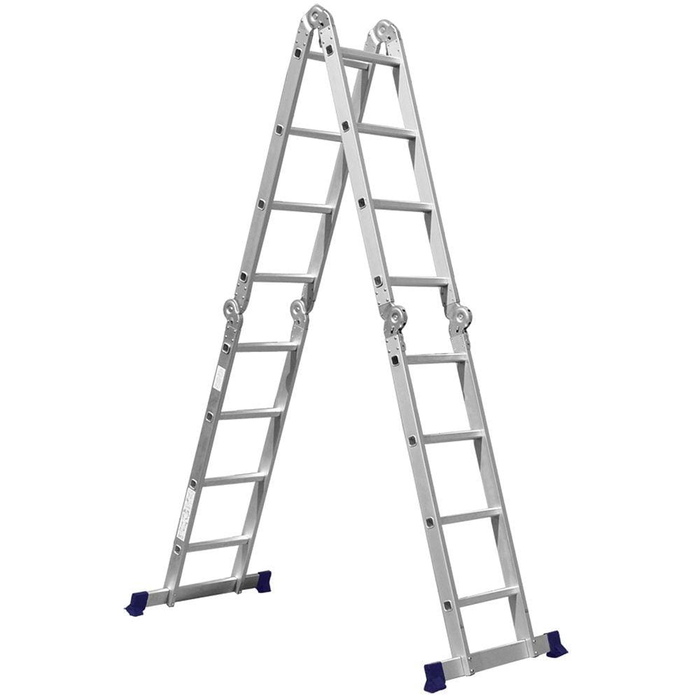 Escada Multifuncional com Plataforma Alumínio 4x4 5134 Mor