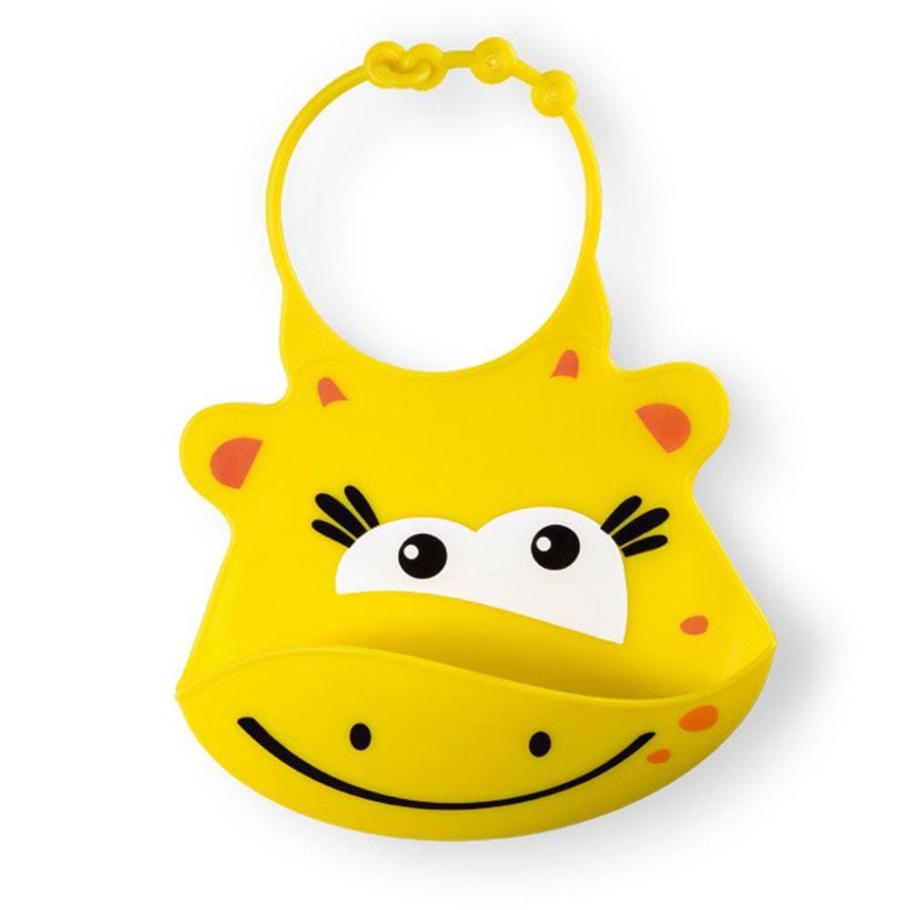 Babador de Silicone Silybib Baby Girafa BB043 - Multikids