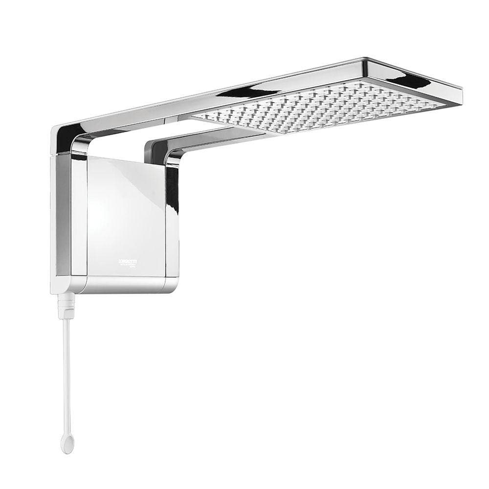 Chuveiro Eletrônico Lorenzetti Acqua Storm Ultra - Branca Cromada